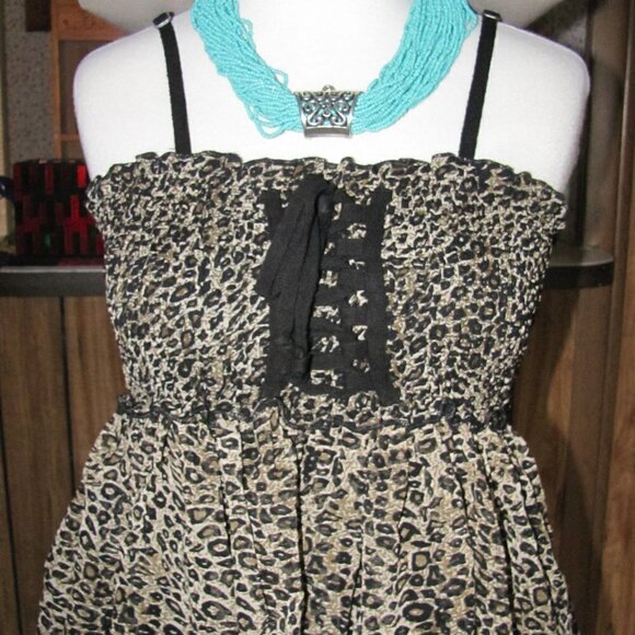 Rio Estancia by Resistol  Brand New with tags  Ladies Leopard Summer Tank - Picture 3 of 9